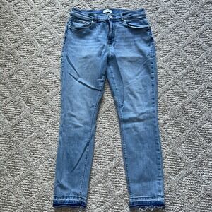 LOFT Outlet Women's Mid-Rise Skinny Ankle Jeans‎ Size 6 Light Wash EUC
